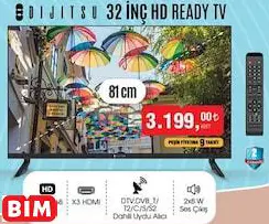DİJİTSU 32 İNÇ HD READY TV TELEVİZYON